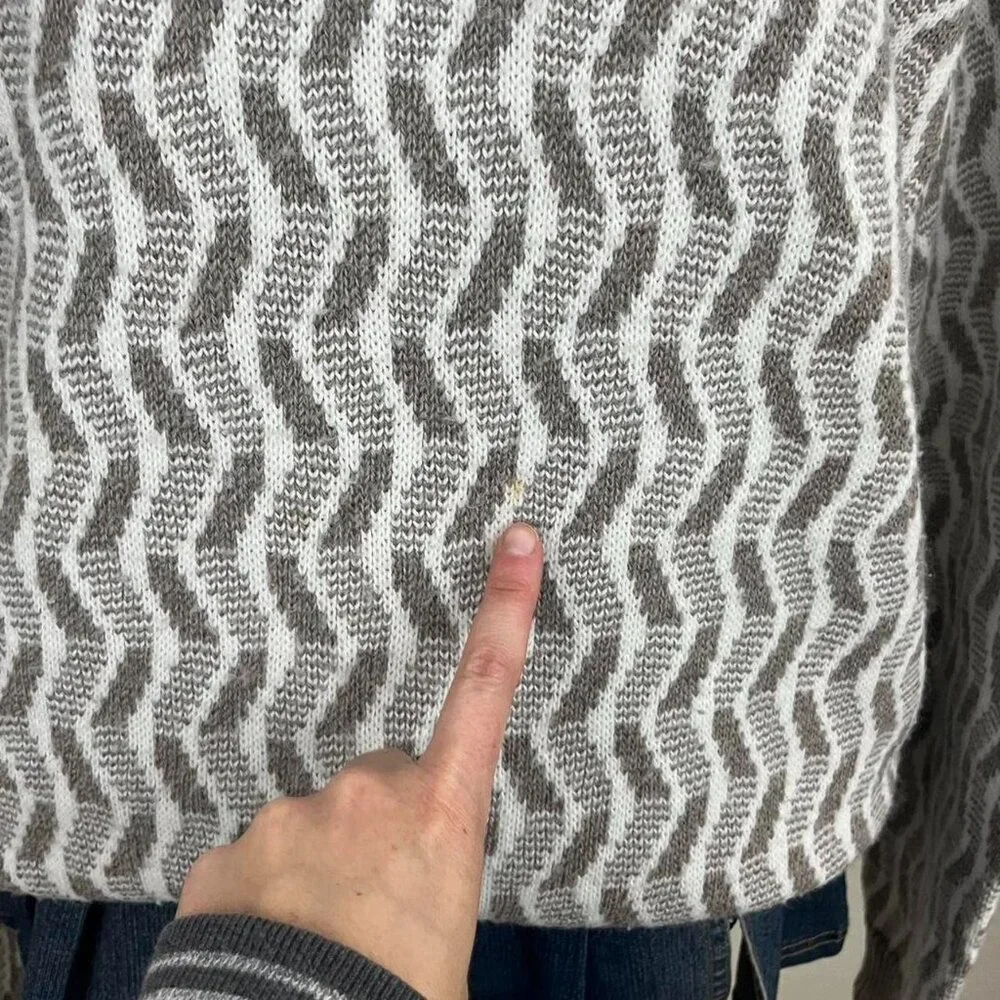vintage 90s quirky indie skate boxy knit sweater